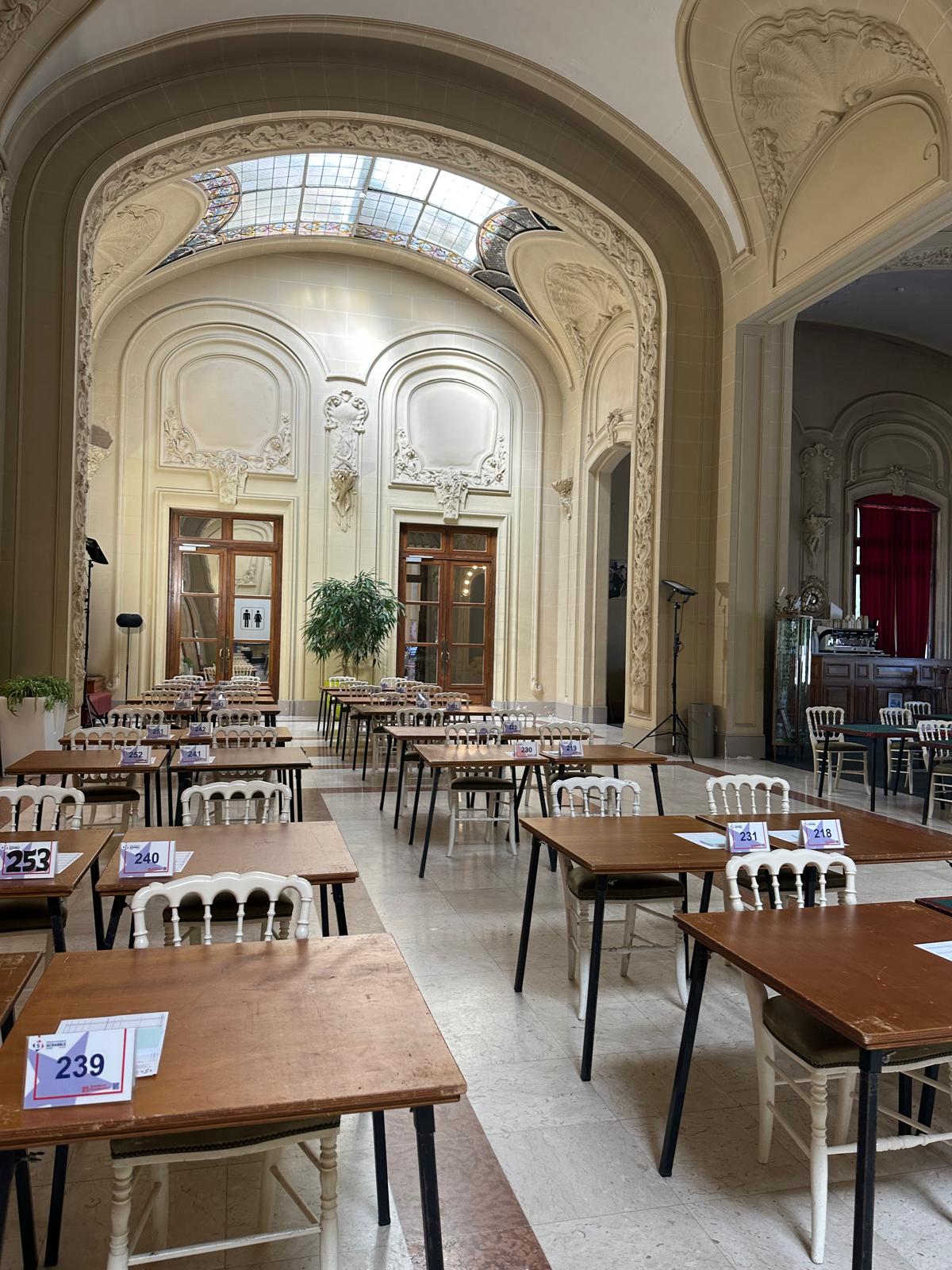 Une des salles de jeu à Vichy